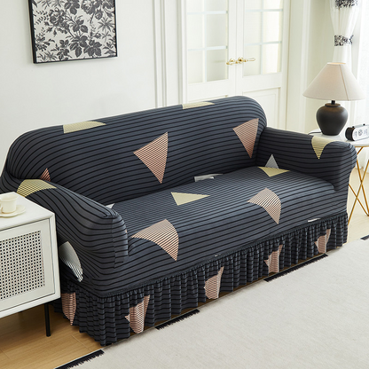 🔥 Nur für kurze Zeit: 50% Rabatt 🛋️ Elastischer Sofabezug mit Volant – Bedruckter, rutschfester Schutzbezug gegen Schmutz und Flecken