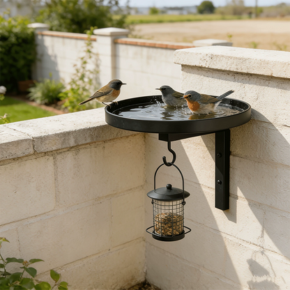 🐦💧 50% RABATT! Wandmontierte Metall-Vogeltränke – Wetterfest, leicht zu reinigen & ideal für Garten, Balkon & Terrasse 🌿
