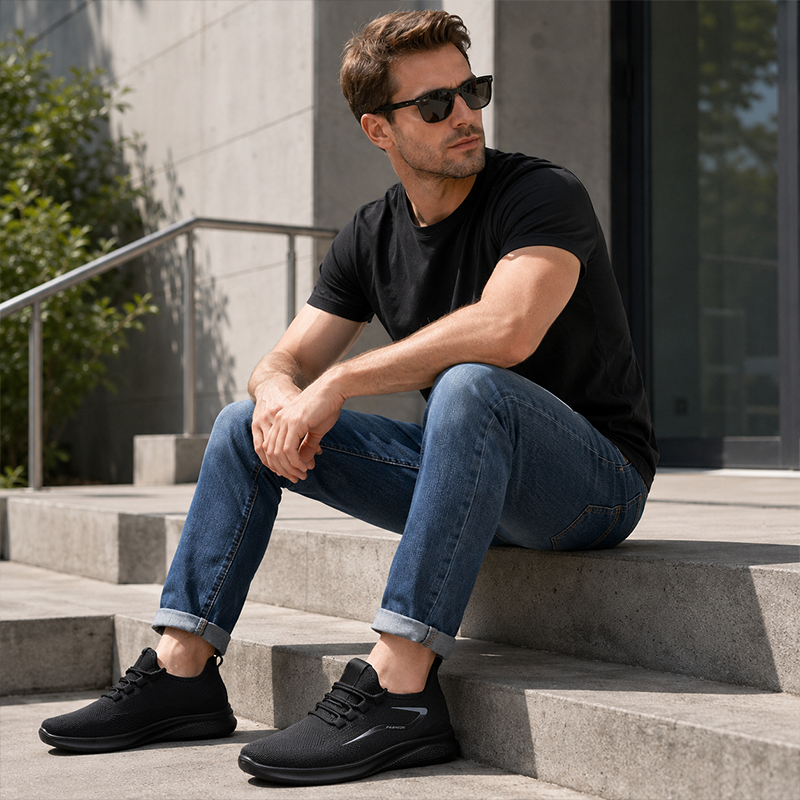 👟🔥NEUHEIT 2026 Atmungsaktive Laufschuhe für Herren💨 Super luftig beim Laufen🏃