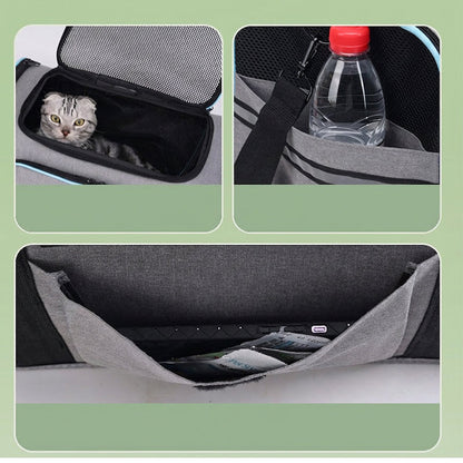 🐾🐕🐈Erweiterbare Transportbox für alle Haustiere ✈️🚗 Perfekt für Auto-, Flug- & Urlaubsreisen Stabile Tiertransportbox
