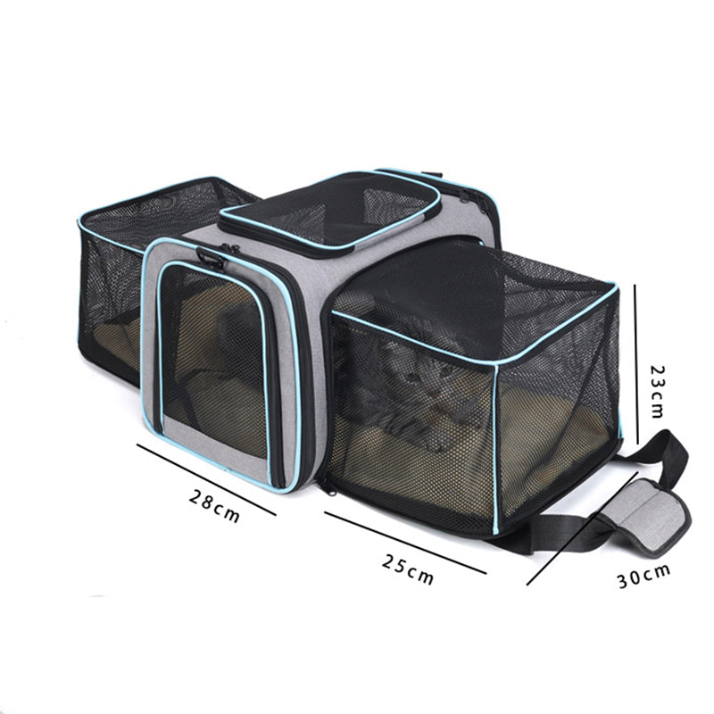 🐾🐕🐈Erweiterbare Transportbox für alle Haustiere ✈️🚗 Perfekt für Auto-, Flug- & Urlaubsreisen Stabile Tiertransportbox