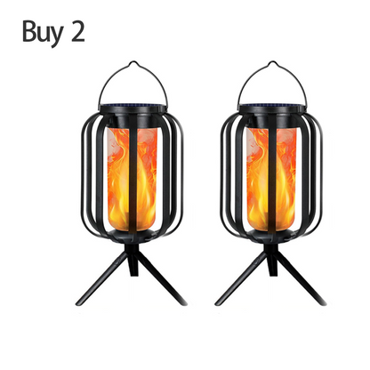 📢📢50% RABATT !!⏰Solar-Flackerflammen-Laterne – Wasserdicht, automatisch & kabelos – Realistisches warmes Licht für Terrasse & Garten 🌙