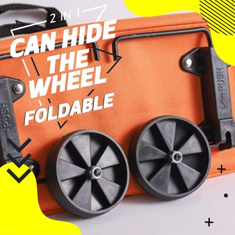 🔥🛍️2-in-1 faltbarer Einkaufswagen