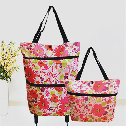 🔥🛍️2-in-1 faltbarer Einkaufswagen