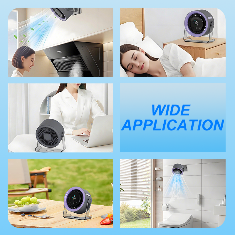 🔥Mini-Tischventilator mit 100 Geschwindigkeiten und Digitalanzeige