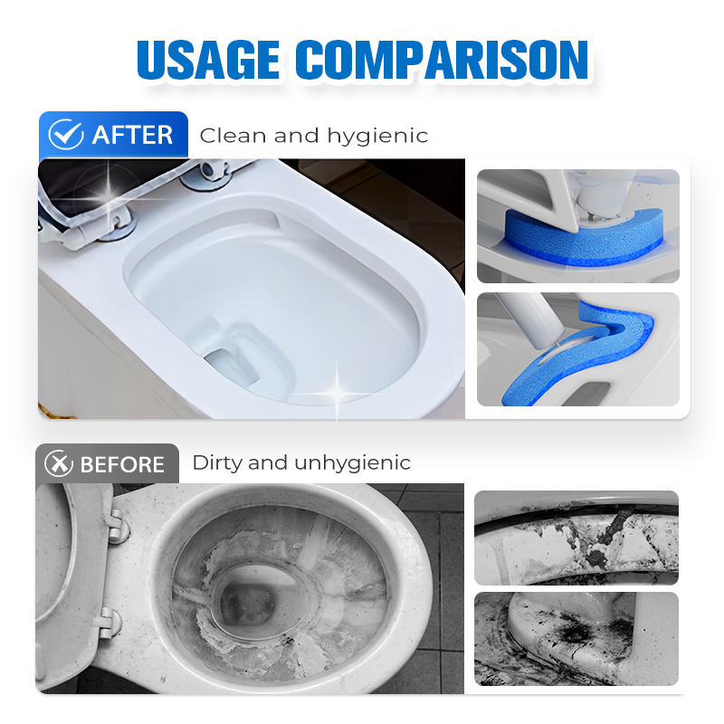 🚽 50% RABATT! 🧹 Kontaktlose Einweg-WC-Bürste – Hygienische Reinigungsköpfe, knopfgesteuerter Auswurf & magnetischer Halter – Weiß & Grau – Keimfrei & praktisch ✨