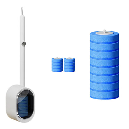 🚽 50% RABATT! 🧹 Kontaktlose Einweg-WC-Bürste – Hygienische Reinigungsköpfe, knopfgesteuerter Auswurf & magnetischer Halter – Weiß & Grau – Keimfrei & praktisch ✨