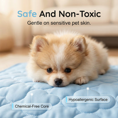 🐾❄️ Sofort-Kühlmatte für Haustiere – Kratzfest, Ungiftig & Pflegeleicht | Weiches Schlafkomfort-Design für Hunde & Katzen im Sommer!