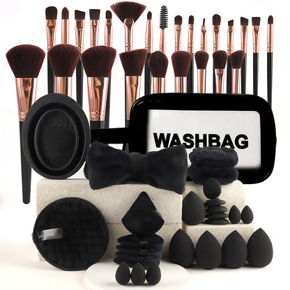 📢📢50 % Rabatt!! 🥳🎀 All-in-One Make-up-Pinsel- und Schwamm-Set