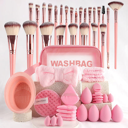 📢📢50 % Rabatt!! 🥳🎀 All-in-One Make-up-Pinsel- und Schwamm-Set
