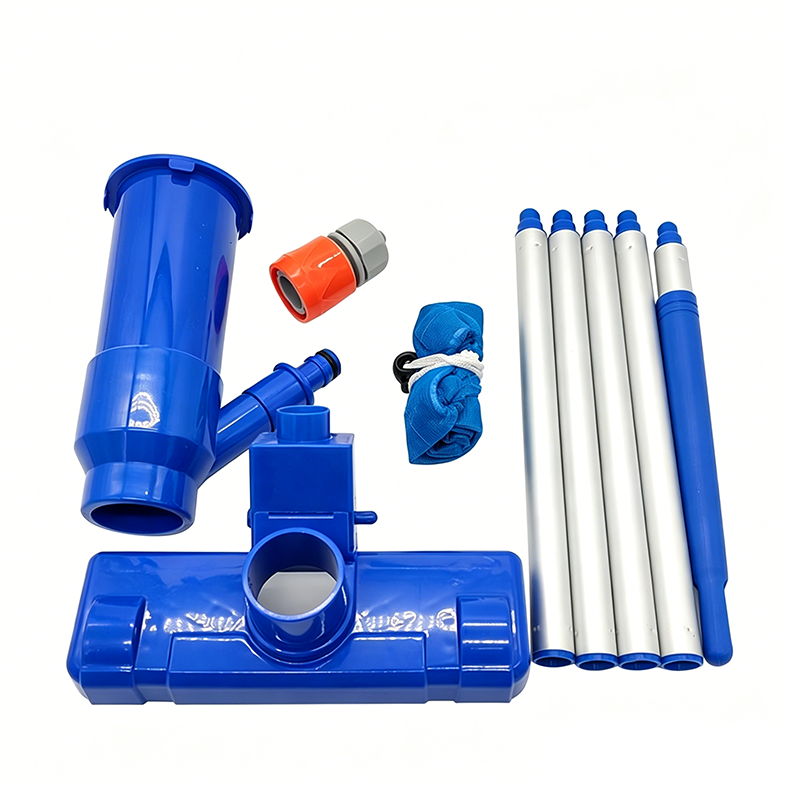 🧼🏊 Pool-Reinigungs-Bodensauger Set – Schwimmbecken Reinigungsgerät