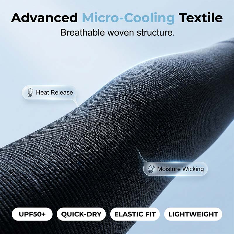 ☀️UV-Schutz Kühlende Arm-Sleeves❄️ Atemaktiv Kühlarmstulpen Sonnenschutz Armbedeckung
