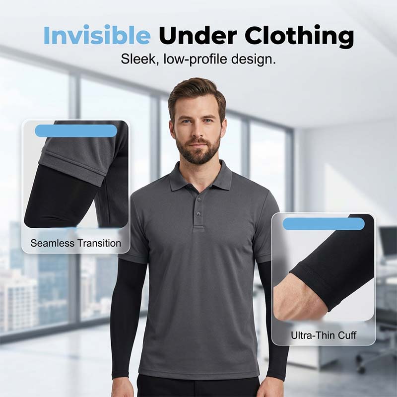 ☀️UV-Schutz Kühlende Arm-Sleeves❄️ Atemaktiv Kühlarmstulpen Sonnenschutz Armbedeckung