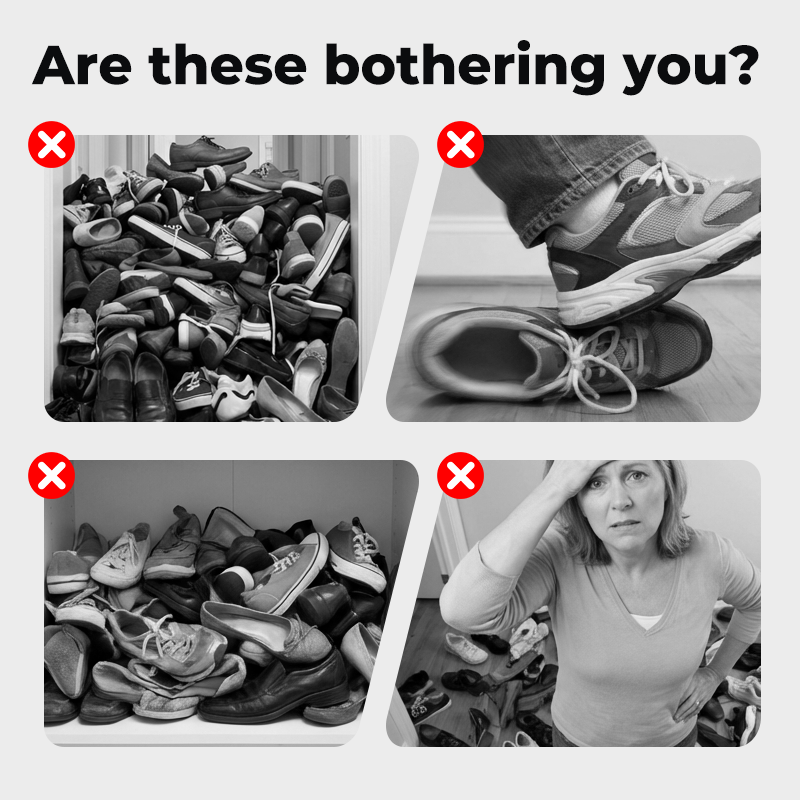🥿👢🏠Multifunktionaler Türhänger Schuh Organizer, kompakter Schuhspeicher