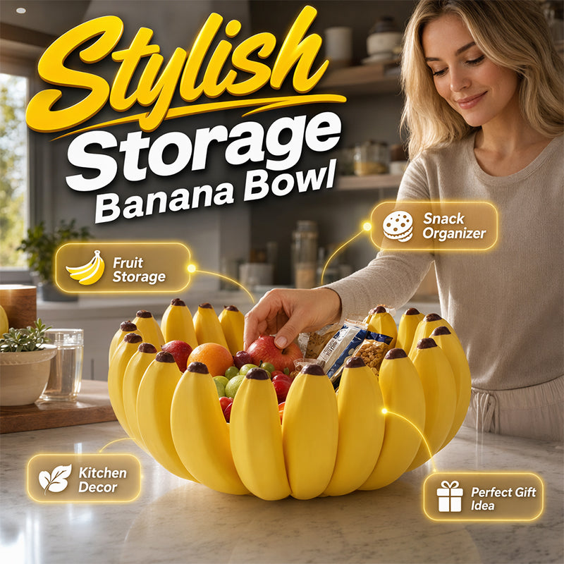 🍌✨Kreative Bananenförmige Obstschale für deine Küche