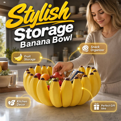 🍌✨Kreative Bananenförmige Obstschale für deine Küche