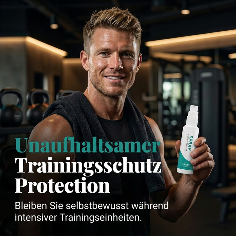 🧴 KAUFE 1, ERHALTE 1 GRATIS! 🌬️ Langanhaltendes Antitranspirant-Spray – 30 ml, 48 h Schutz – Fleckenfrei & hautfreundlich – ideal für Alltag & Sport 💪✨