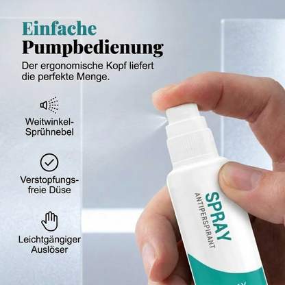 🧴 KAUFE 1, ERHALTE 1 GRATIS! 🌬️ Langanhaltendes Antitranspirant-Spray – 30 ml, 48 h Schutz – Fleckenfrei & hautfreundlich – ideal für Alltag & Sport 💪✨