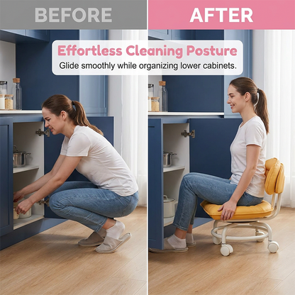 🪑 50% RABATT! ⏰ Rollhocker mit Rückenlehne – Gepolstert & leise Rollen – Ideal für Werkstatt, Garage oder Büro – bequem & mobil für den täglichen Einsatz 🛠️✨