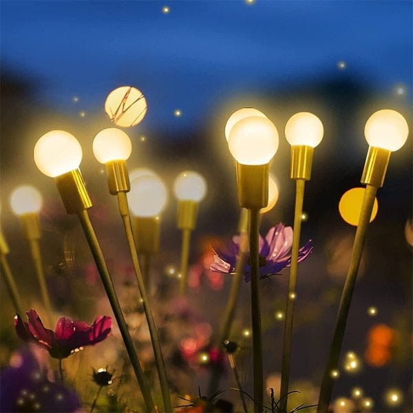 🌟✨Schwankende Solargartenleuchten Starburst Design