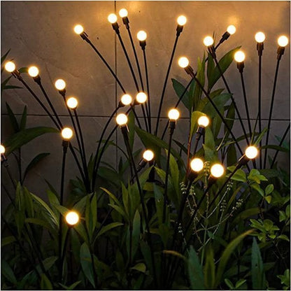 🌟✨Schwankende Solargartenleuchten Starburst Design