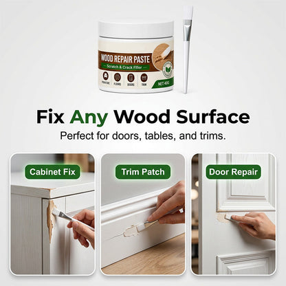 🛠️ Kratzer auf Ihrem Holz? Mit dieser Reparaturpaste verschwinden sie im Nu! Perfekt für Möbel und Fußböden ✨