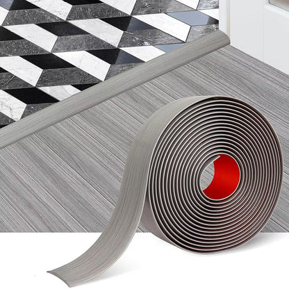 🧱 Selbstklebender flexibler Bodenübergangsstreifen 📏 Für alle Bodenbeläge einfach anzubringen