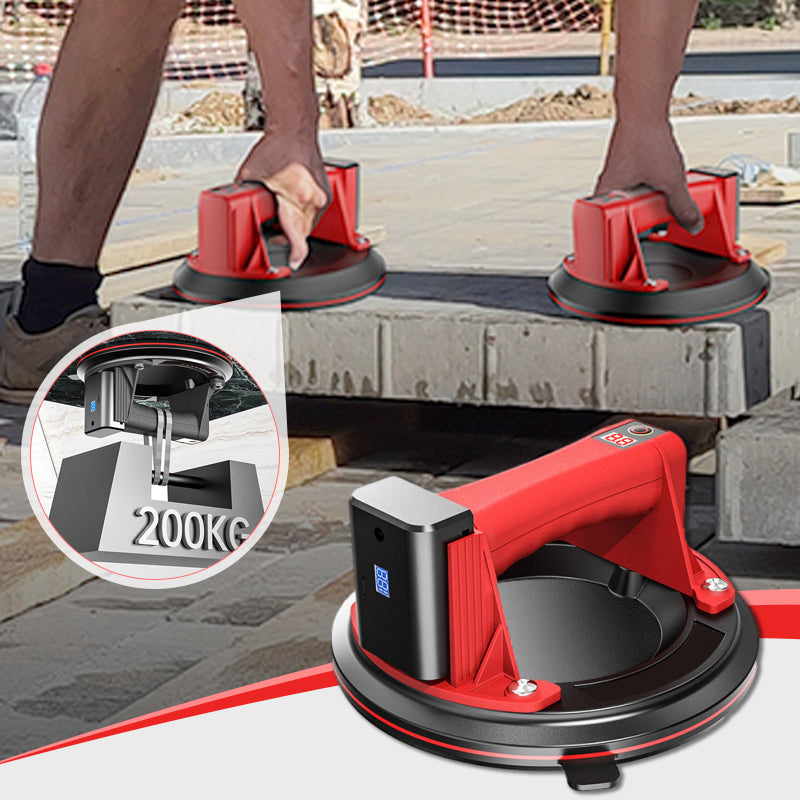 🔌🧱💪 Elektrischer Vakuum-Saugheber, Tragbar Vakuum Saugheber für Fliesen, Glas, Keramikplatten & Naturstein