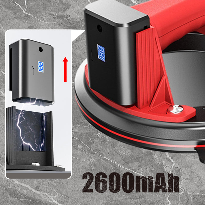 🔌🧱💪 Elektrischer Vakuum-Saugheber, Tragbar Vakuum Saugheber für Fliesen, Glas, Keramikplatten & Naturstein