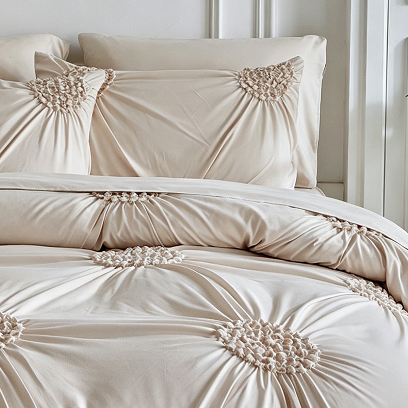📢📢50 % Rabatt!! ⏰🎁 Elegantes Bettwäsche-Set mit edlem Falten-Design – stilvoller Komfort für dein Schlafzimmer🛏️✨
