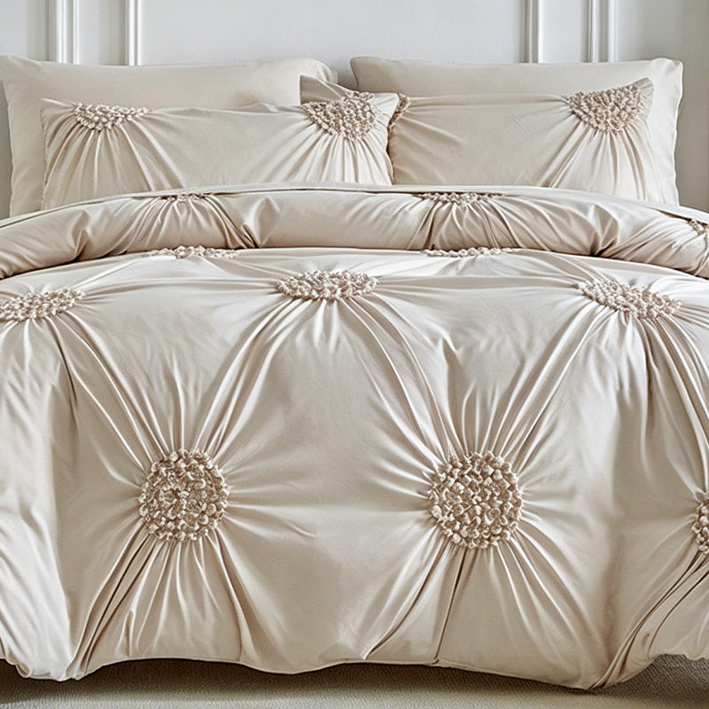 📢📢50 % Rabatt!! ⏰🎁 Elegantes Bettwäsche-Set mit edlem Falten-Design – stilvoller Komfort für dein Schlafzimmer🛏️✨