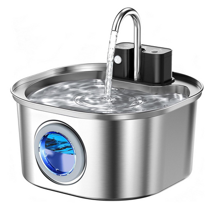 🐱 50% RABATT! 💧 3,2L Edelstahl-Trinkbrunnen für Katzen & Hunde – Kabellos & mit Filter – Leise, hygienisch & leicht zu reinigen – perfekt für frisches Wasser den ganzen Tag 🐶✨