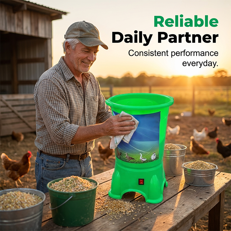 ⚡ 50% RABATT! ⏰ Elektrischer Geflügelfutter-Zerkleinerer – Leistungsstark & effizient – Ideal für Körner, Mais oder Futterreste – einfache Bedienung & schnelle Ergebnisse 🐔🌾✨