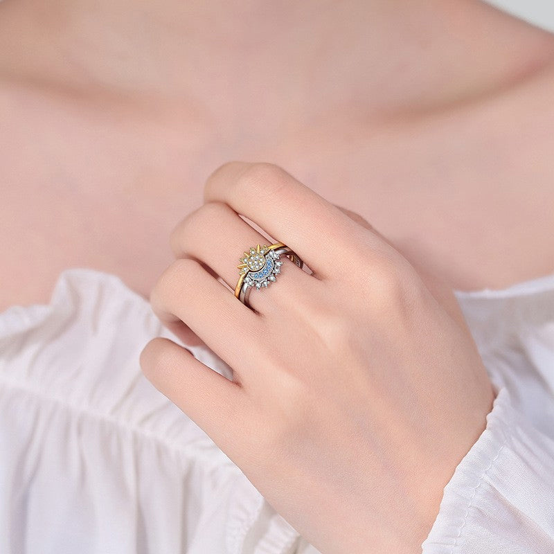 💫💍❤️Himmlisches Paar-Ring-Set – Edle Partnerringe für Verliebte, Hochzeit & Geschenk