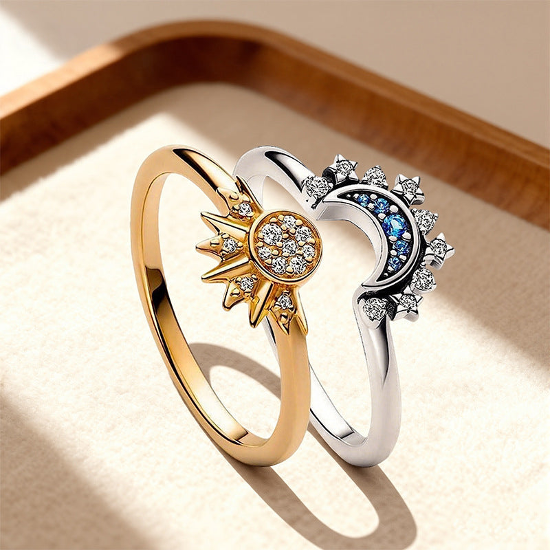 💫💍❤️Himmlisches Paar-Ring-Set – Edle Partnerringe für Verliebte, Hochzeit & Geschenk