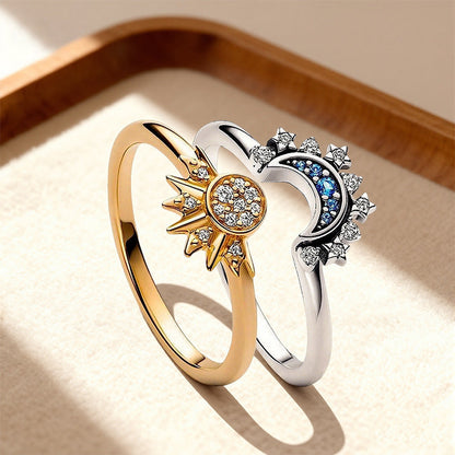 💫💍❤️Himmlisches Paar-Ring-Set – Edle Partnerringe für Verliebte, Hochzeit & Geschenk
