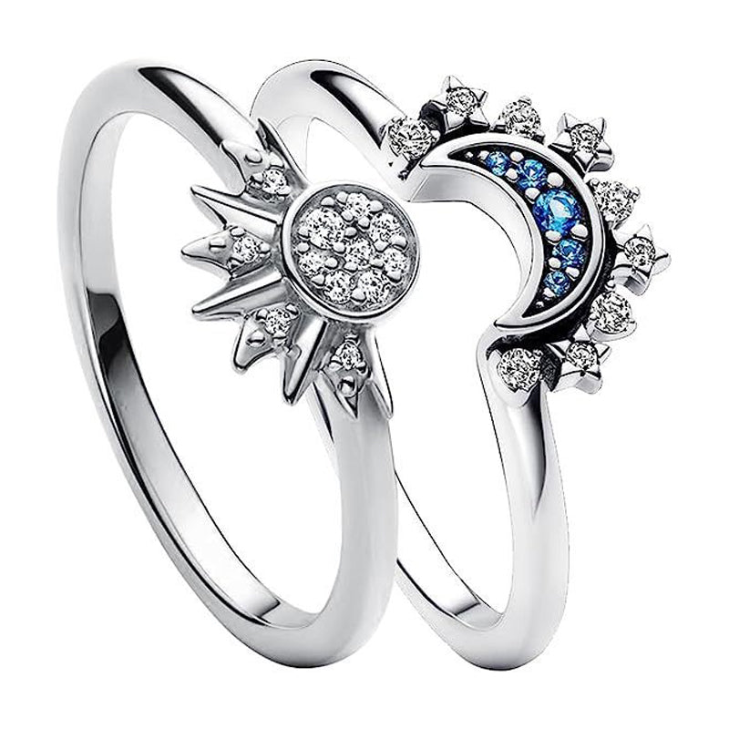 💫💍❤️Himmlisches Paar-Ring-Set – Edle Partnerringe für Verliebte, Hochzeit & Geschenk