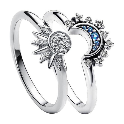 💫💍❤️Himmlisches Paar-Ring-Set – Edle Partnerringe für Verliebte, Hochzeit & Geschenk