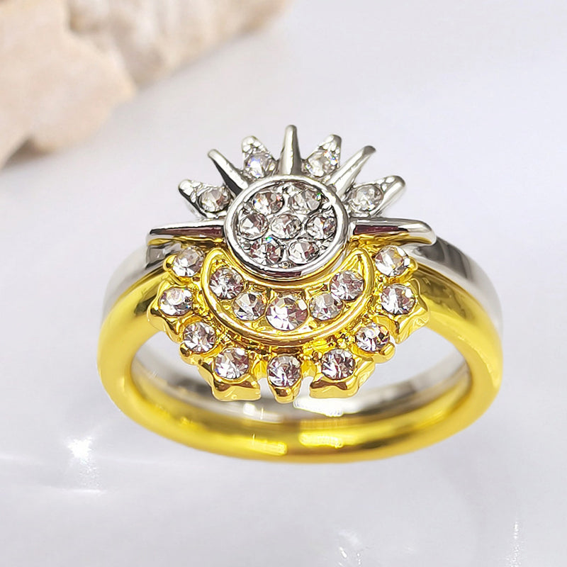💫💍❤️Himmlisches Paar-Ring-Set – Edle Partnerringe für Verliebte, Hochzeit & Geschenk