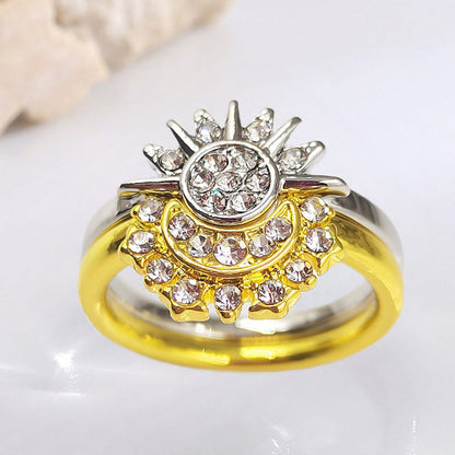 💫💍❤️Himmlisches Paar-Ring-Set – Edle Partnerringe für Verliebte, Hochzeit & Geschenk