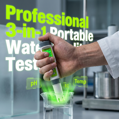 💧🔍🏠🐠Tragbarer Wasserqualitäts-Testerstift – Handlicher Messstift zur schnellen Prüfung der Wasserwerte