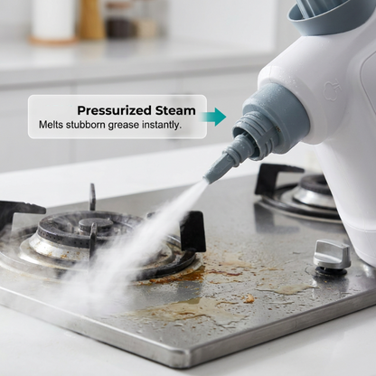 ♨️🧹🚿🍳Multifunktionaler Hochtemperatur-Dampfreiniger Set – Kraftvolle Dampfreinigung für Küche, Bad & Boden