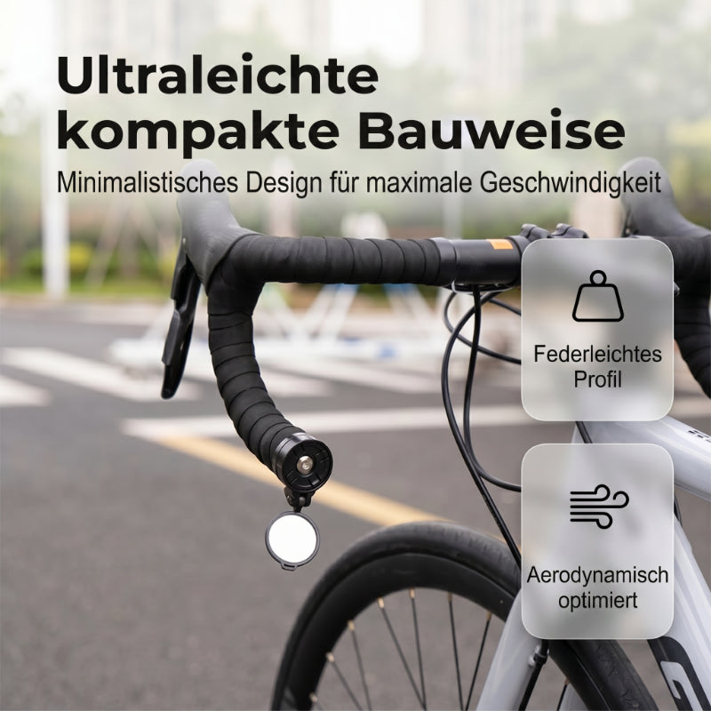 🔄🚴360° drehbarer Fahrrad-Rückspiegel ✨ Stabiler Fahrrad Spiegel für E-Bike & Cityrad
