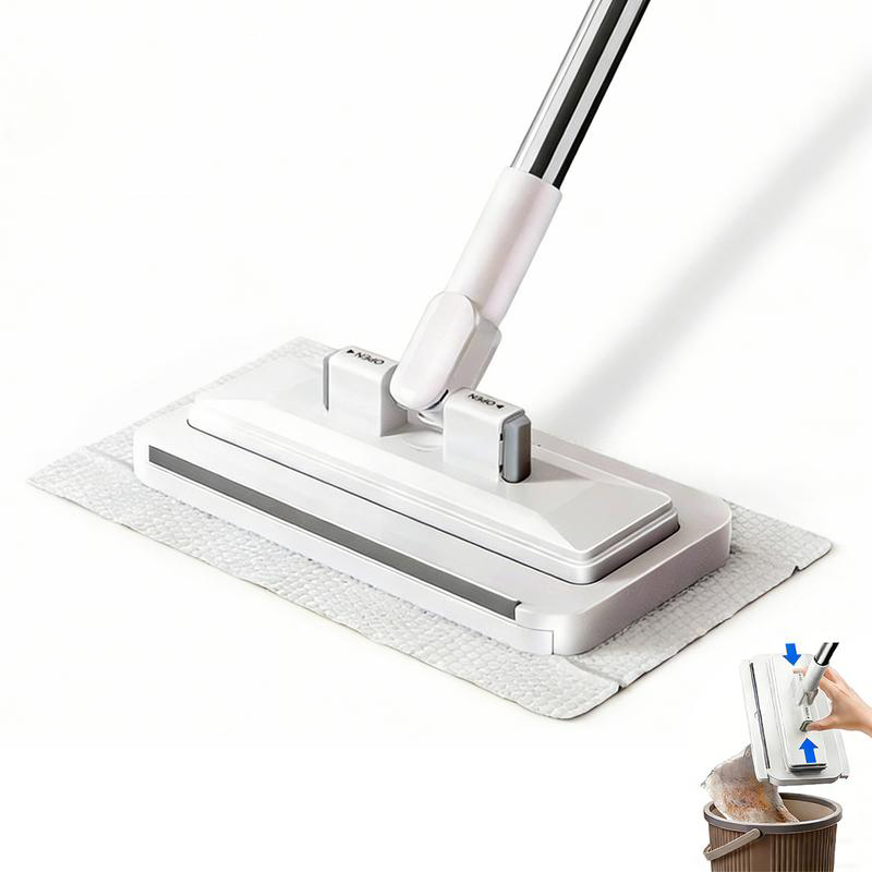 📢📢JETZT 50 % RABATT!! ⏰Freihand-Flachmopp mit universeller Tuchklemme