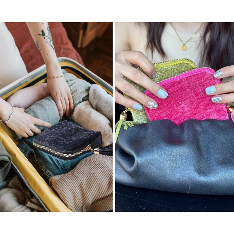 💎 KAUFE 1, ERHALTE 1 GRATIS! 👛 Mini-Schmucktasche mit Reißverschluss – Kompakt, elegant & ideal für Reisen – Schützt deine Schätze unterwegs ✈️
