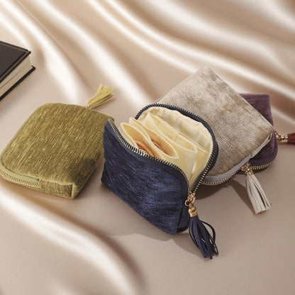 💎 KAUFE 1, ERHALTE 1 GRATIS! 👛 Mini-Schmucktasche mit Reißverschluss – Kompakt, elegant & ideal für Reisen – Schützt deine Schätze unterwegs ✈️