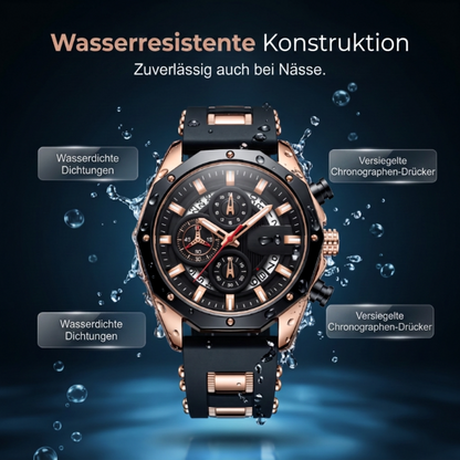 🔥⌚Sportliche Herren-Chronographen-Uhr💪 Robuste Sportuhr für Männer Outdoor & Alltag