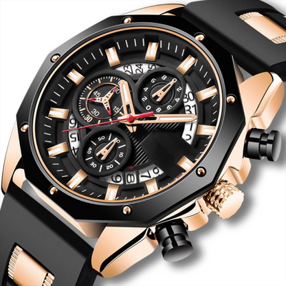 🔥⌚Sportliche Herren-Chronographen-Uhr💪 Robuste Sportuhr für Männer Outdoor & Alltag