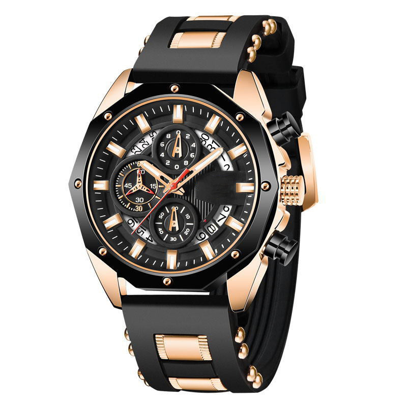 🔥⌚Sportliche Herren-Chronographen-Uhr💪 Robuste Sportuhr für Männer Outdoor & Alltag
