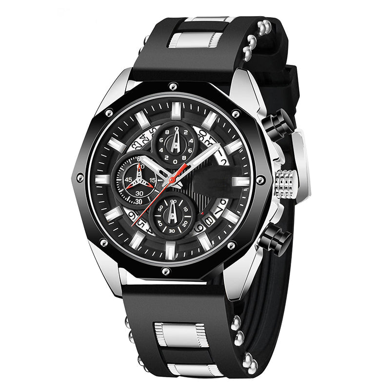 🔥⌚Sportliche Herren-Chronographen-Uhr💪 Robuste Sportuhr für Männer Outdoor & Alltag